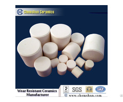 Manufacture Alumina Ceramic Cylinder Bonded In Rubber As Wear Resistant Panel