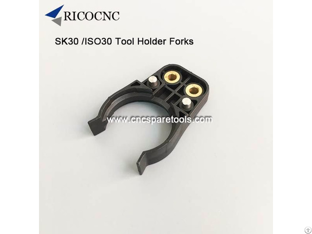 Black Iso30 Tool Clips Din69871 Sk30 Toolgrippers For Atc Hsd Spindle