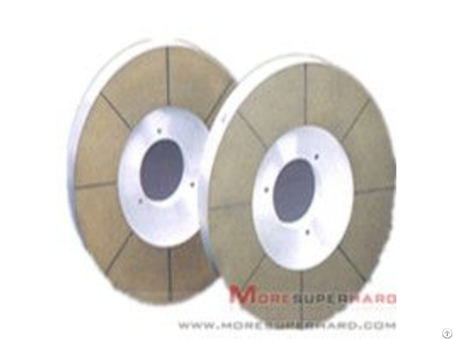 Diamond Double Disc Grinding Wheel With Round Pellets