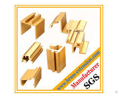 Copper Alloy Solid Window And Door Frame Brass Extrusions Profiles Sections