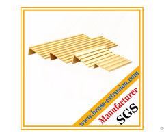 Leaded Copper Alloy Brass Extrusion Profiles Of Floor Stair Nosing