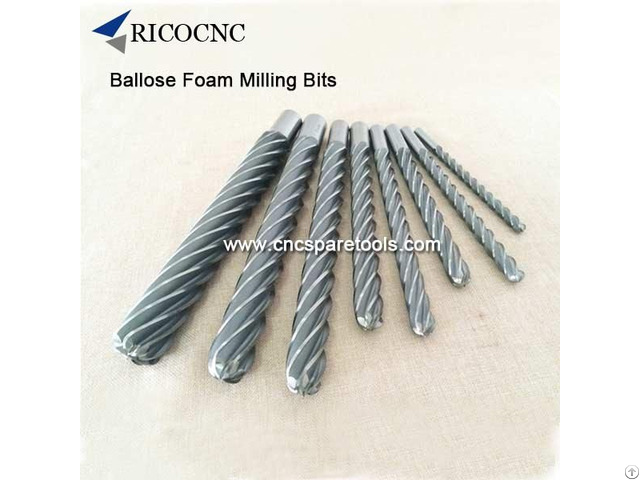 Ballnose Big Long Foam Mill Bits For Eps Poly Foamcutting