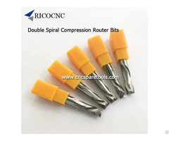 Carbide Compression Router Bits Double Spiralbits For Mdf Laminate Carving