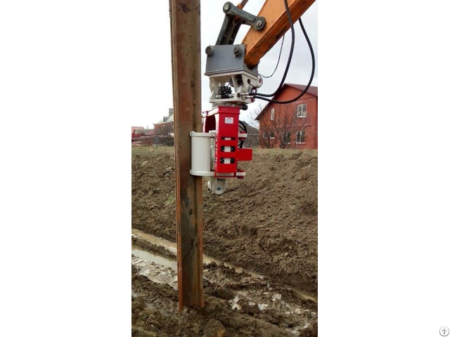 Used Vibro Hammer Ovr 70sg To Work On A Crane