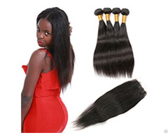 8a Brazilian Straight 4 Bundles 100 Percent Human Virgin Hair Weave Hairvilla