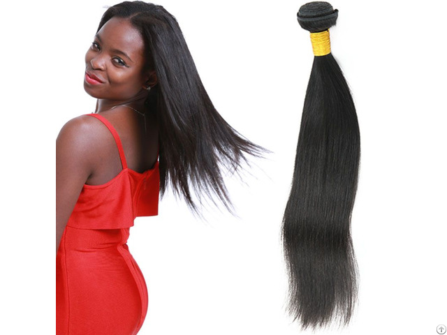 8a Brazilian Straight 1 Bundle 100 Percent Human Virgin Hair Weave