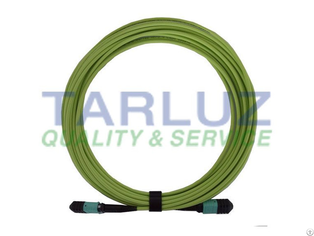 Mpo Mtp 24 Fiber Patch Cable Assembly Om5 Lime Green