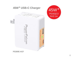 Powerfalcon 45w Pd Dual Port Type C Usb A Charger Us