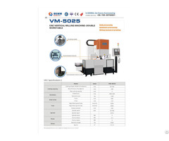 Cnc Vertical Milling Machine Double Worktable Vm 5025
