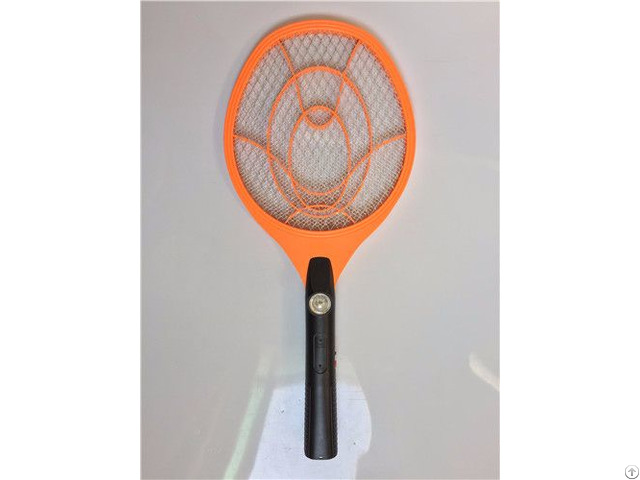 Rechargeable Swatter Electrical Mosquito Zapper Racket With Led Light