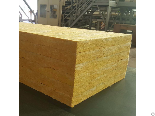 Durable Low Thermal Conductivity Rock Wool Outside Surface Board