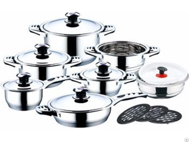 Stainless Steel Cookware Set With Thermometer