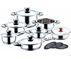 Stainless Steel Cookware Set With Thermometer