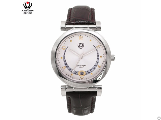 Xinboqin Manufacturer Wholesale High Quality Simple Fashion Luminous Calendar Lady Watch