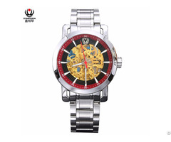 Xinboqin Mens Mechanical Automatic Skeleton Water Resistant Watches Wholesale