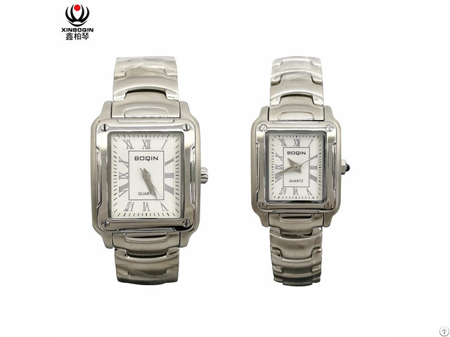 Xinboqin Manufacturer Wholesale Simple Fashion Couple Wristwatch Free Custom Logo