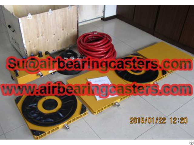 Air Bearing And Casters Can Be Used At Various Points Under A Load