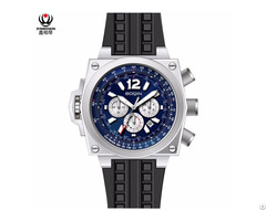 Xinboqin 2018 New Multifunction Calendar Luxury Stainless Steel Brand Men Watches Custom Logo