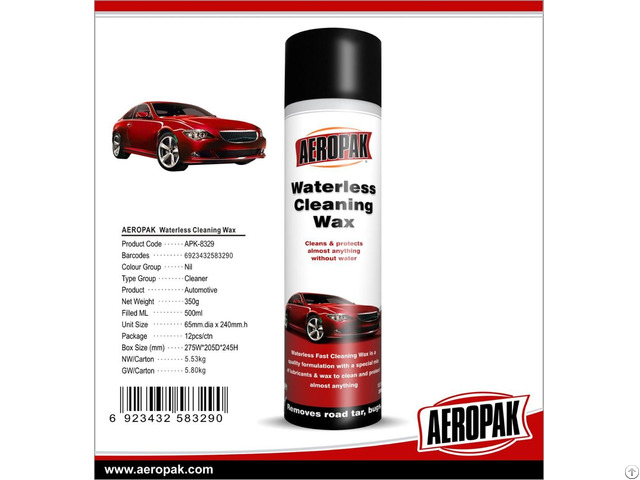 Car Spray Wax For Polishing And Anti Aging Remove Grease