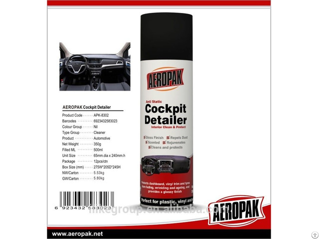 Auto Dashboard Cleaner Wax Spray Cockpit Detailer 500ml