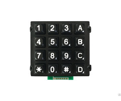 Rugged 16 Keys 4x4 Matrix Array Zinc Alloy Access Control Systom Keypad