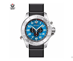Xinboqin Mens Water Proof 10atm Silicon Luxury Brand High Quality Watch Custom Logo