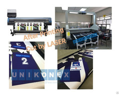 Dye Sublimation Printed Sports Jersey Laser Cutting