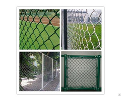 Outdoor Football Basketball Tennis Etc Sports Court Chain Link Steel Fence