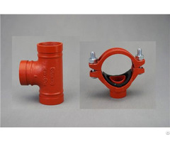 Grooved Pipe Coupling And Fitting Mechanical Tee