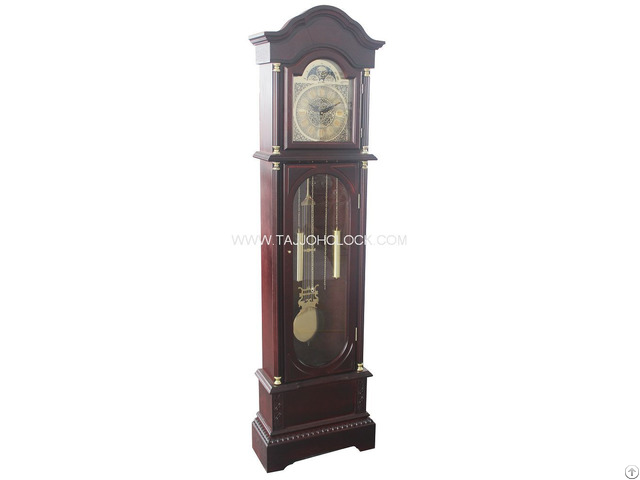 Wooden Top Grade Traditional Grandfather Pendulum Stand Clock