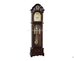 Classic Style Wooden Pendulum Grandfather Clock