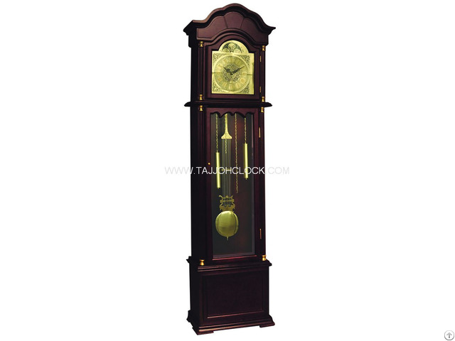 Antique Wooden Pendulum Floor Grandfather Clock