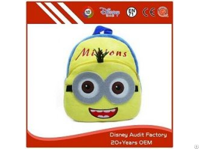 Plush Minions Backpack For Children