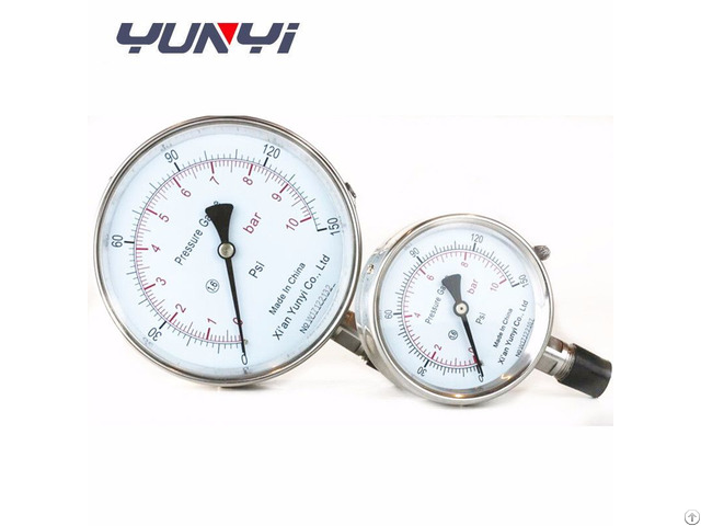 Ss Fuel Oil Pressure Gauge