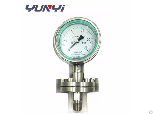 Glycerine Or Silicone Oil Filled Water Diaphragm Pressure Gauge