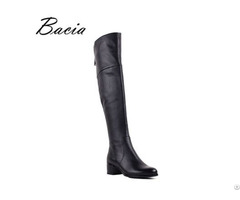 Sheepskin Shoes Soft Genuine Leather Boots Over Knee Boot