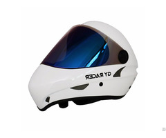 Fiberglass Longboard Helmet Extreme Sports Skateboard Downhill Mask Head Gear