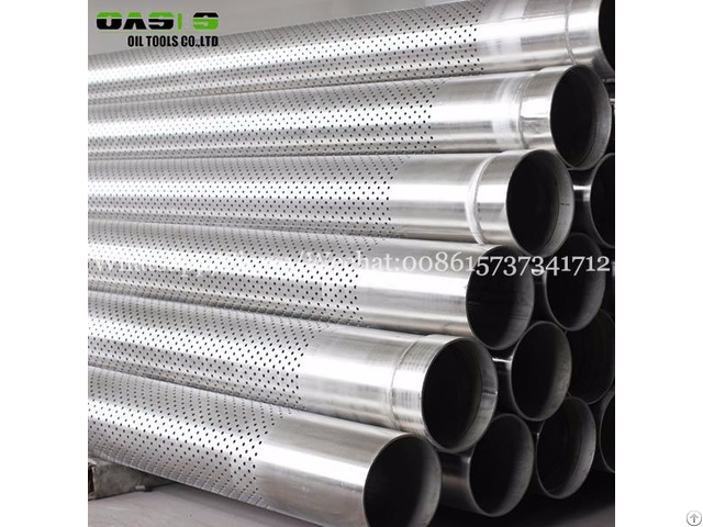 Stainless Steel Casing Pipe 18mm Perforated Tube