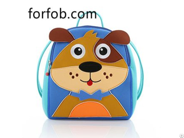 Trendy Cartoon Animal Design Kids School Bags Lightweight Toddler Backpack