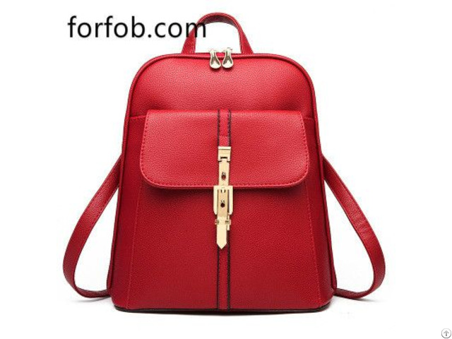 Soft Pu Leather Backpack Purse Women Bag