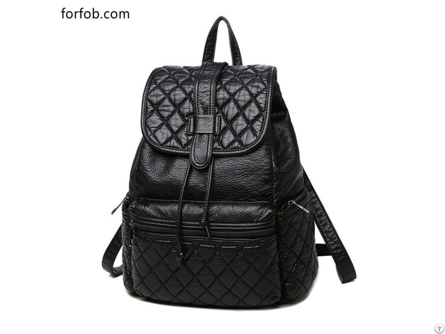 Chinese Imports Wholesale Uk Style Online Store Personalized Fashion Black Backpack Purse Ladies Bag