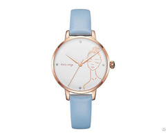 Latest Rose Gold Color Lady Watch