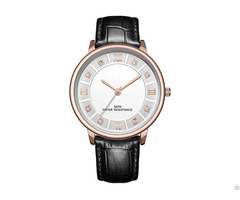 Alloy Promotional Watch With Crystal Debossed Dial