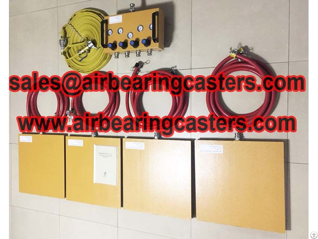 Air Caster Systems Instruction With Price List