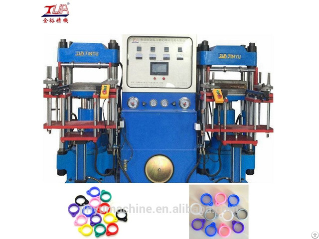 Double Heads Automatic Silicone Lanyard Ring Making Machine