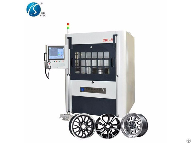 Alloy Wheel Cnc Lathe Ckl35 With High Lase Detection Speed