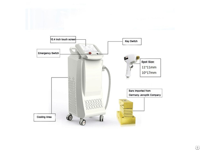 Vertical 808nm Doide Laser Hair Removal Beauty Machine