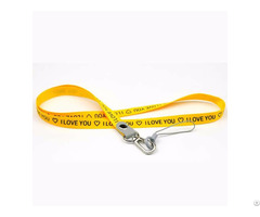 Custom Woven Logo Polyester Lanyards With Badge Card Holder