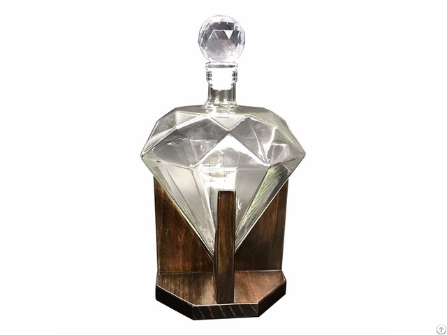 1000ml Diamond Liquor Glass Scotch Alcohol Vodka Rum Whiskey Decanter