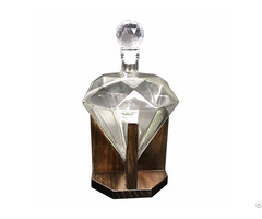 1000ml Diamond Liquor Glass Scotch Alcohol Vodka Rum Whiskey Decanter